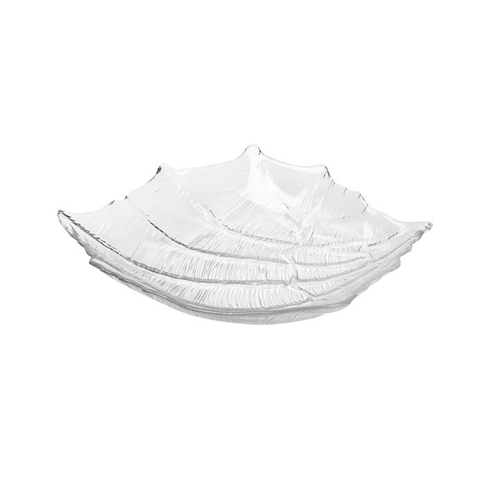 Avet Fuente Concha 29x23.5 cm, 6 Unidades, Colección Ibiza, Vidrio Cristal Máquina Avet Fuente Concha 29x23.5 cm, 6 Unidades, Colección Ibiza, Vidrio Cristal Máquina